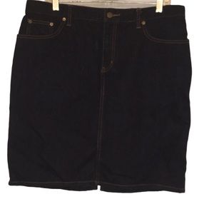 LRL Jeans CO. Chaps Denim skirt